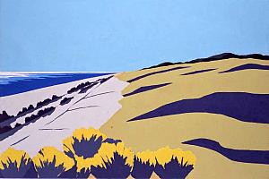 Wolfram Scheffel, Strand, 2012,  OelLw, 60x90 cm